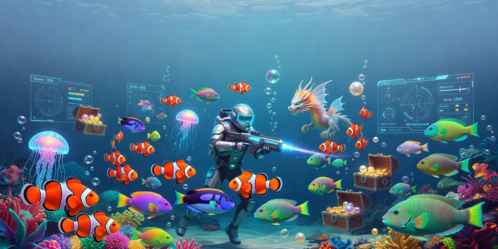 Trò chơi bắn cá vui nh88 với đồ họa sống động và cá đa dạng