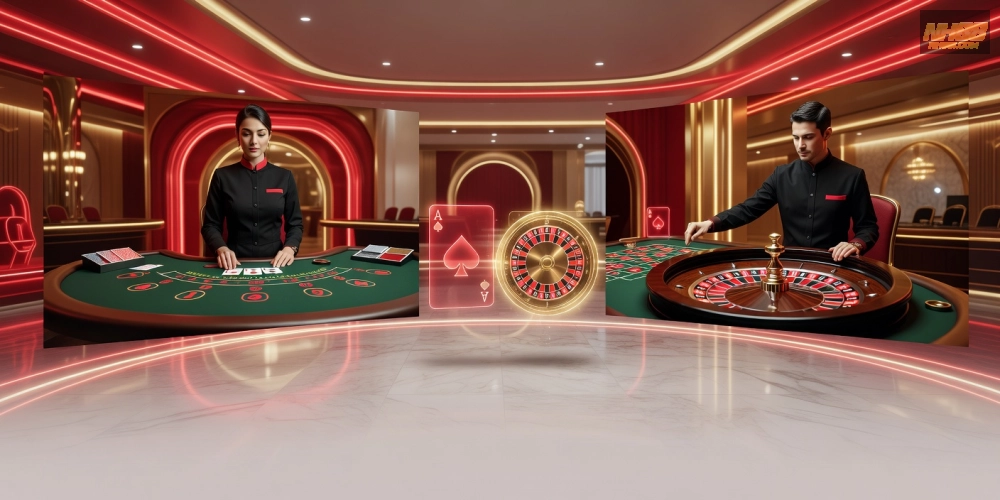 Top 2 nhà cung cấp live casino nh88 với giao diện thân thiện và đa dạng trò chơi